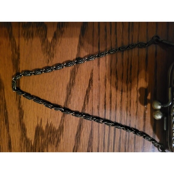 Moni Couture Vintage Embroided Embellished Clutch Handbag - Picture 7 of 13